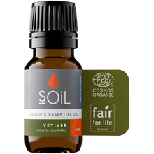 Load image into Gallery viewer, Organic Vetiver Essential Oil (Vetiveria Zizanoides) 10ml