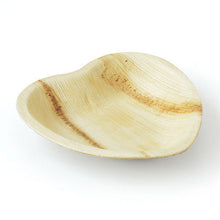Load image into Gallery viewer, Heart Palm Leaf Plates - 6" Inch (Set of 50/100/200)
