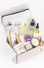 Load image into Gallery viewer, Spa Gift Box, Natural Lavender Bath & Body Relaxing Package for Friend