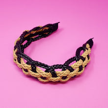 Load image into Gallery viewer, Vegan Leather Braided Headband