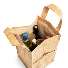 Load image into Gallery viewer, Aficionado Wine Tote Bag (4 Bottles)