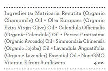 Load image into Gallery viewer, ORGANIC CALMING BABY OIL Nourishing, Soothing, Calming