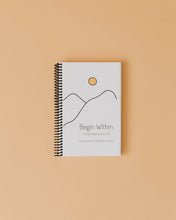 Load image into Gallery viewer, BEGIN WITHIN ECO-FRIENDLY WELLNESS JOURNAL (SPIRAL BOUND EDITION) - WHITE