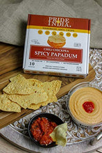 Load image into Gallery viewer, Spicy Chickpea Masala Papadum Lentil Crisp - Pack of 6