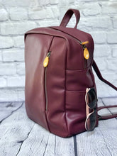 Load image into Gallery viewer, Lenox Vegan Leather Backpack