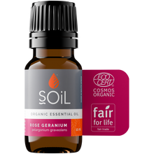Load image into Gallery viewer, Organic Rose Geranium Essential Oil (Pelargoneum Graveolens) 10ml
