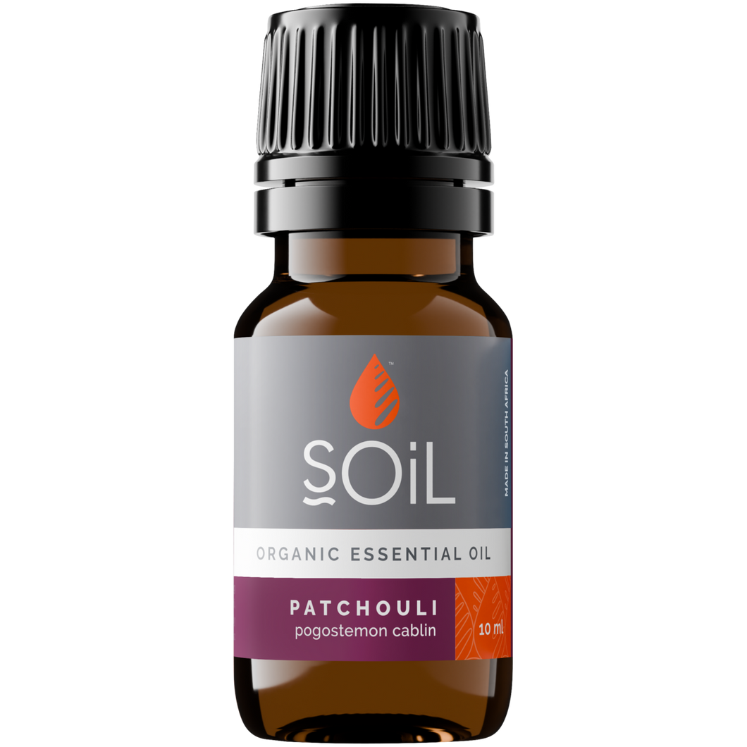 Organic Patchouli Essential Oil (Pogostemon Cablin) 10ml