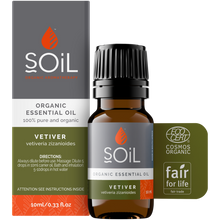 Load image into Gallery viewer, Organic Vetiver Essential Oil (Vetiveria Zizanoides) 10ml
