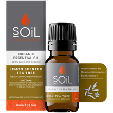 Load image into Gallery viewer, Organic Lemon Tea Tree Essential Oil (Leptospermum Petersonii) 10ml
