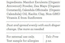 Load image into Gallery viewer, ORGANIC BABY POWDER - Talc Free
