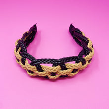 Load image into Gallery viewer, Vegan Leather Braided Headband
