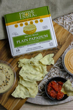 Load image into Gallery viewer, Plain Mung Bean Sada Papadum Lentil Crisp

