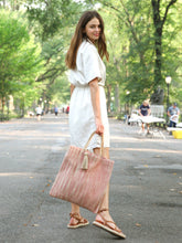 Load image into Gallery viewer, Nadi Jute Tote Bag - Red
