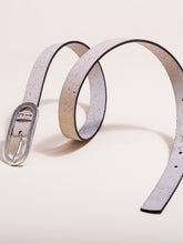Load image into Gallery viewer, Vegan Cork Leather Women&#39;s Belt (Gray)
