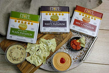 Load image into Gallery viewer, Salty Black Bean Namkeen Papadum Lentil Crisp - Pack of 6
