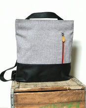 Load image into Gallery viewer, 3-in-1 tote + backpack + crossbody - the ROCKAWAY
